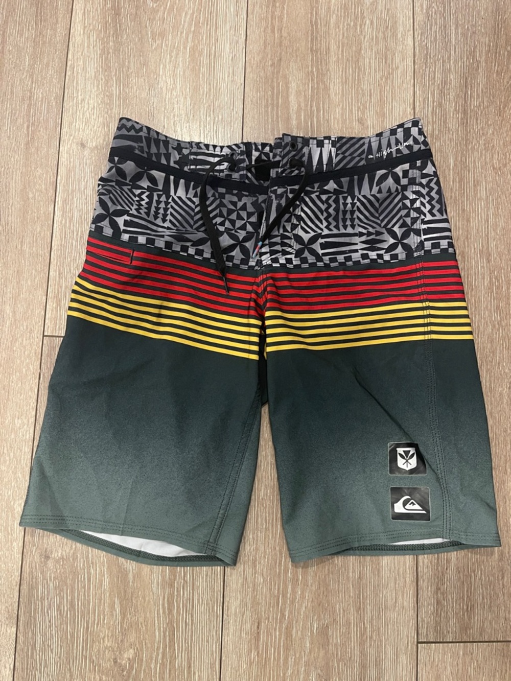 Quiksilver Rasta Hawaii board shorts